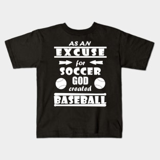 Baseball Sport Catcher Baseball Bat Player Kids T-Shirt